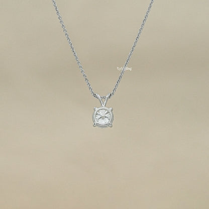 Brilliant Cut Round Lab Diamond Solitaire Pendant