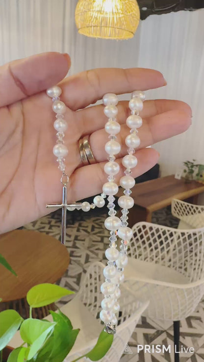 Eternal Faith Pearl Necklace V131
