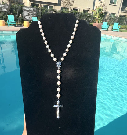 Eternal Faith Pearl Necklace V131