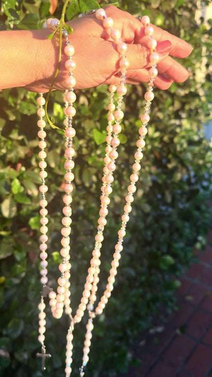 Eternal Faith Pearl Necklace V131